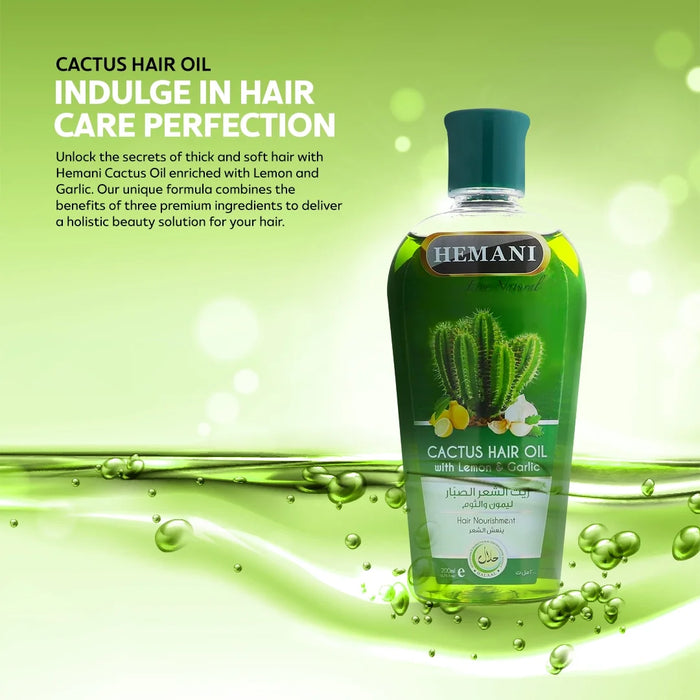 Hemani Cactus Hair Oil 200ml