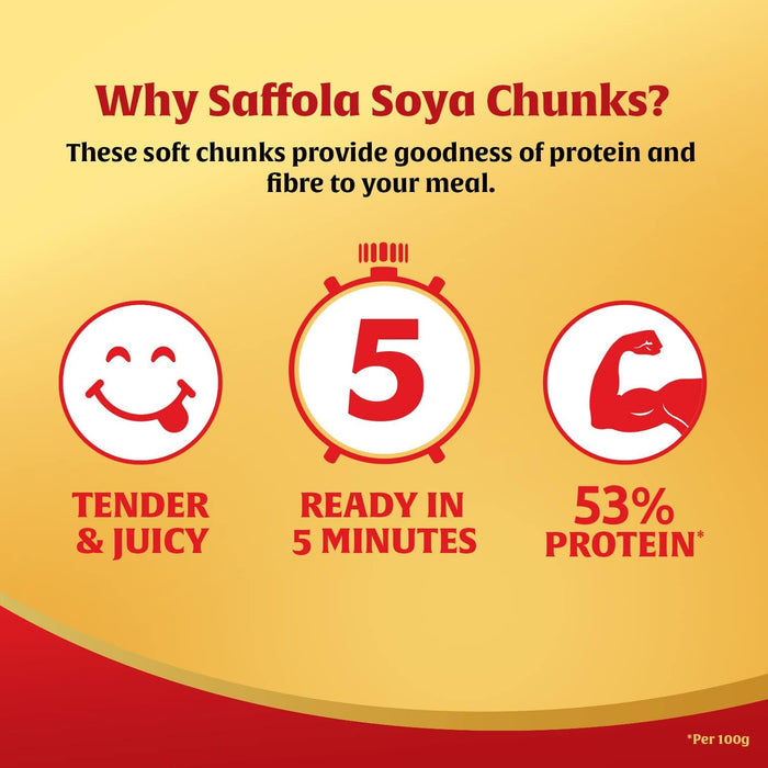 Saffola Soya Chunks 400g