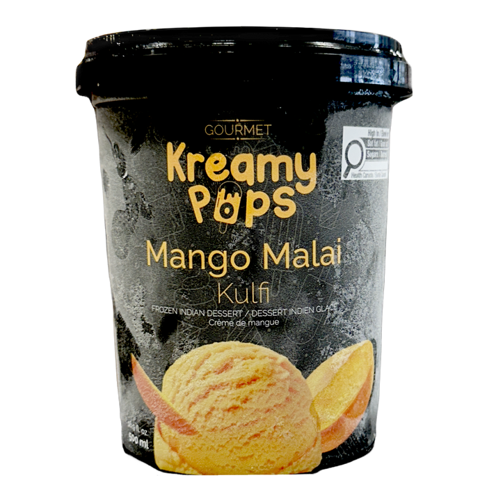 Kreamy Pops Mango Malai Kulfi Tub 500ml