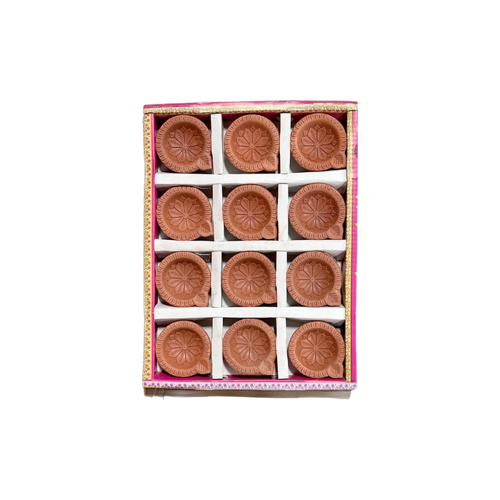 Plain Diya - Set of 12