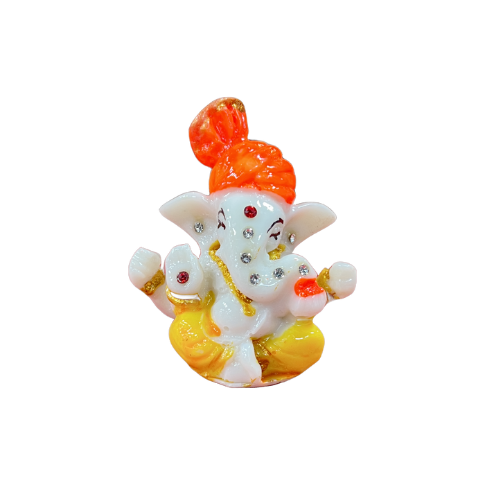 Divine Paghadi Ganesh Statue