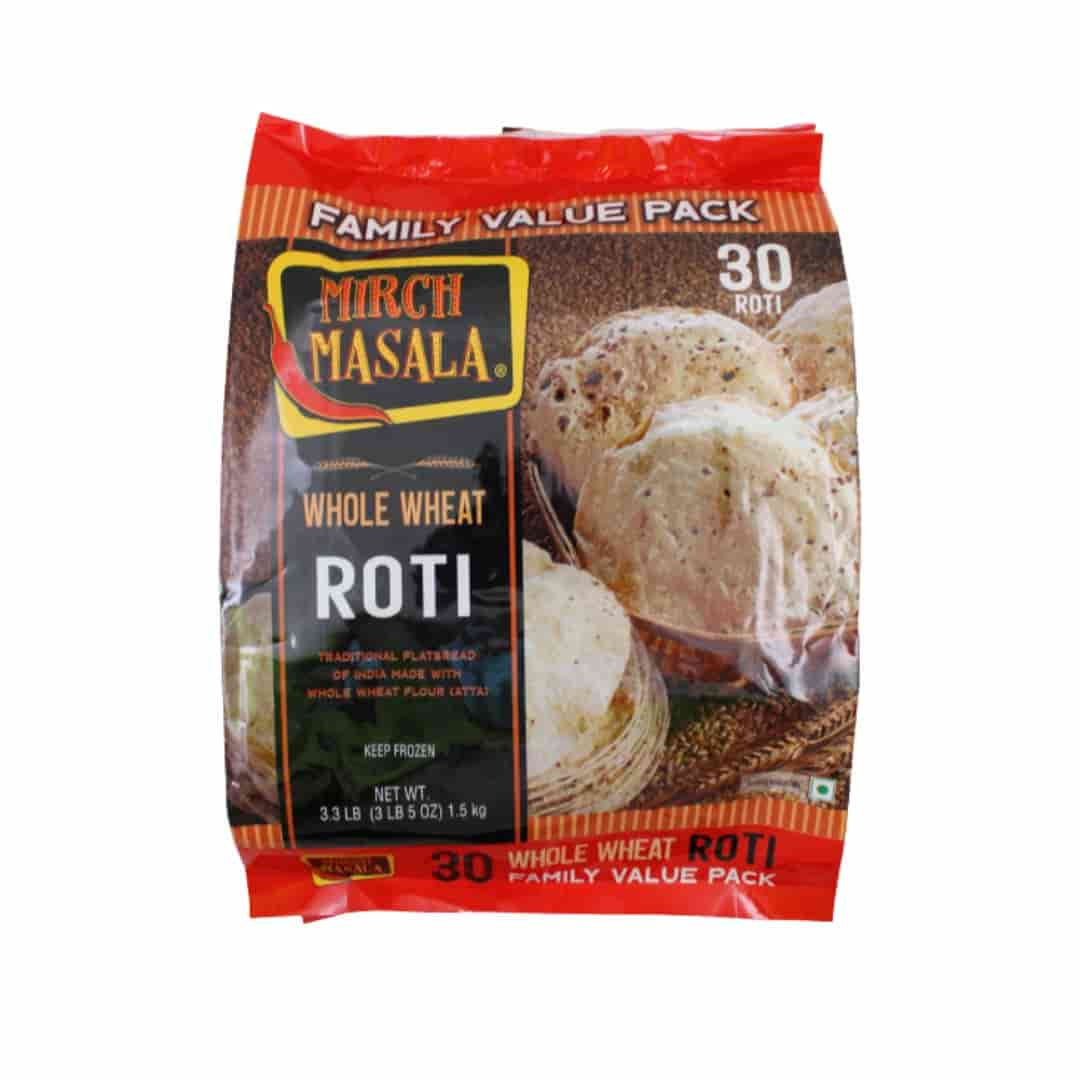 Mirchi Masala Whole Wheat Roti (30 Pcs) — Spice Divine