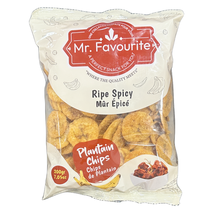 Mr.Favourite Plaintain Chips Ripe Spicy 200g