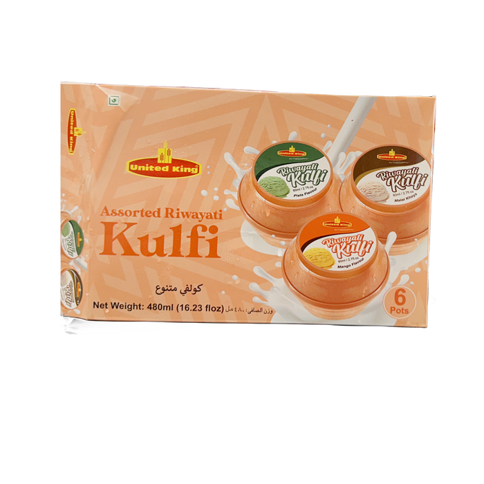 Kulfi Riwayati assorti United King 480ml (6x80ml)