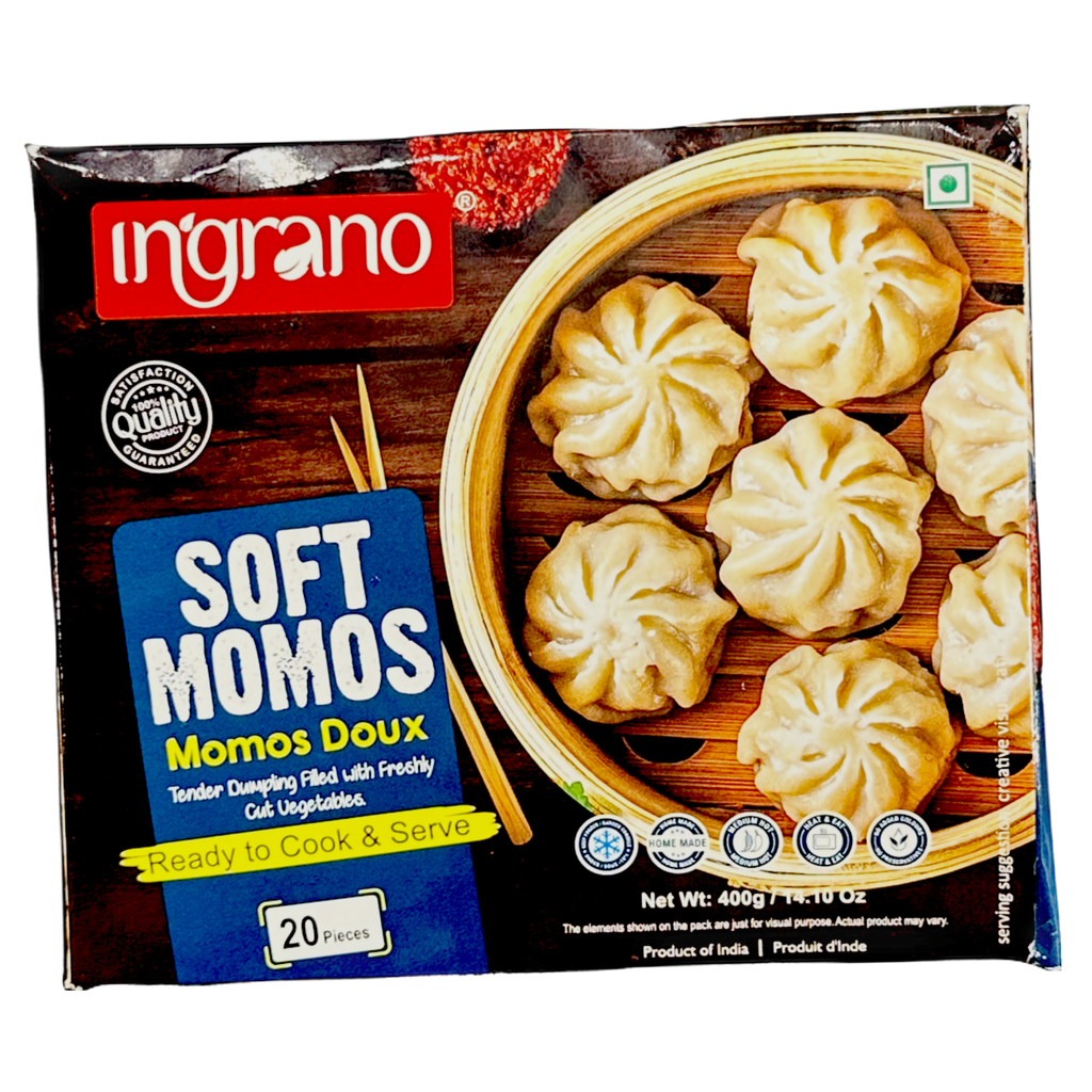 Ingrano Soft Vegetable Momos 400g (20 Pcs) — Spice Divine