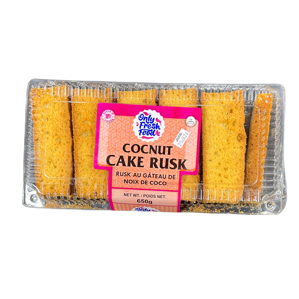 Only Fresh Food Coconut Cake Rusk 650g — Spice Divine