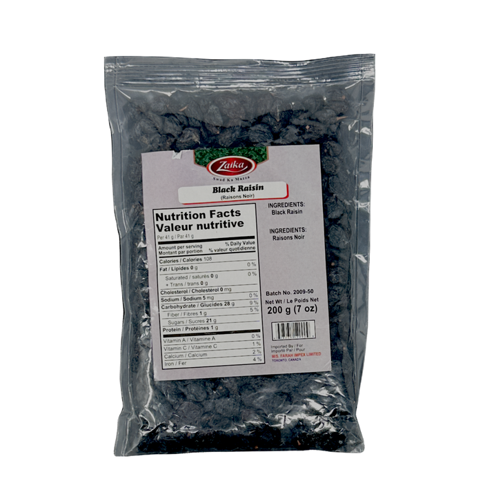 Raisins noirs Zaika 200g