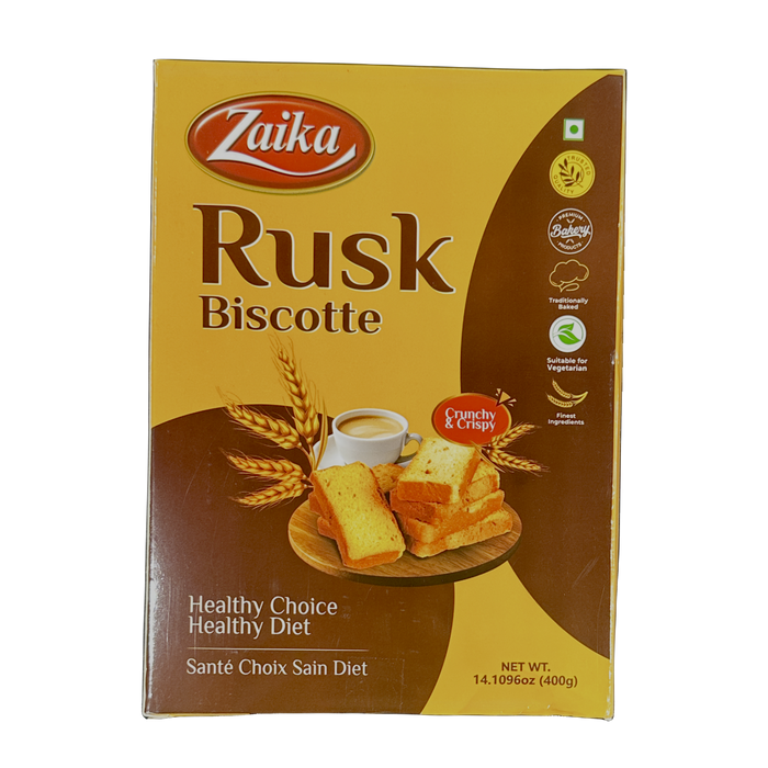 Zaika Tea Rusk Biscotte 400g