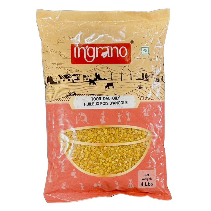 Ingrano Toor Dal Oily 4lb