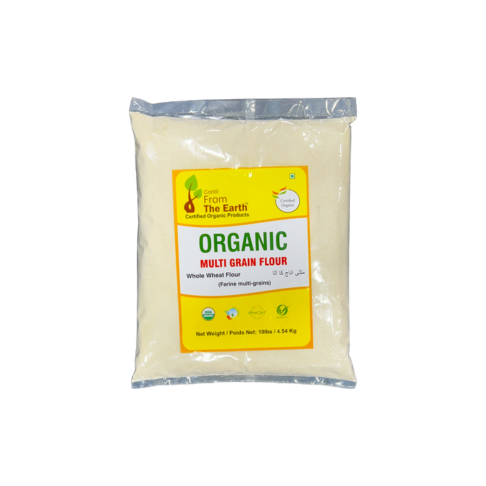 Farine multigrains biologique From The Earth, 4,5 kg (10 lb)