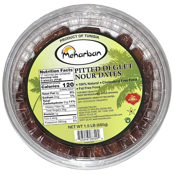 Meharban Pitted Dates 24oz
