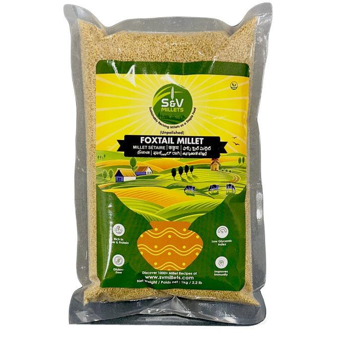 S&V Foxtail Millet (Unpolished) 2.2Lb