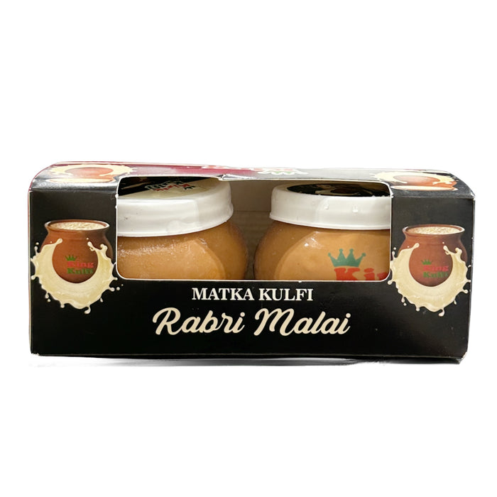 King Kulfi Rabri Malai Matka Ice Cream (2x100ml)