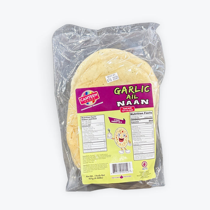 Canteen Foods Garlic Naan 425g