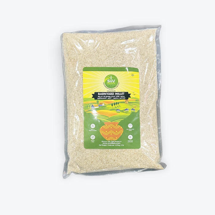 S&V Unpolished Barnyard Millet 5Lb