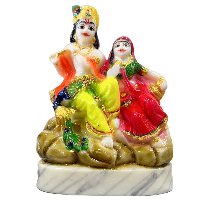 Globex Impex Statue Radha Krishna 4''