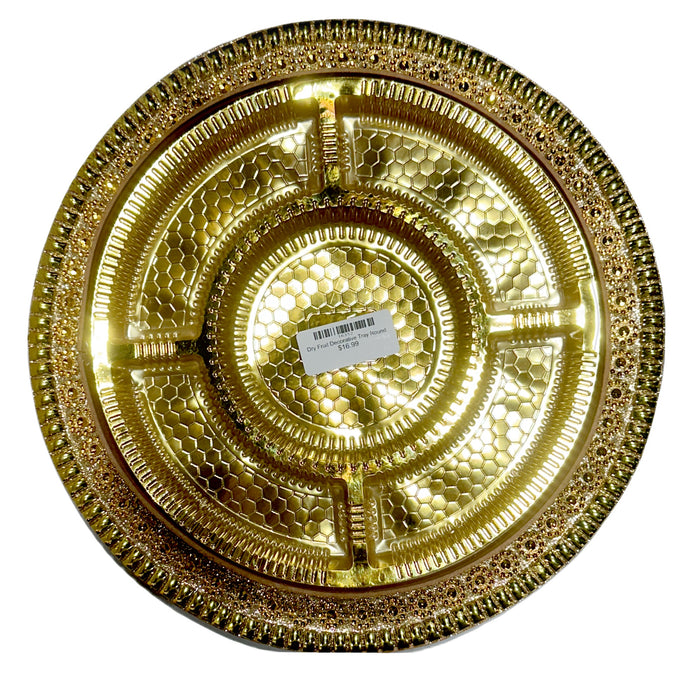 Dry Fruit Decorative Tray Round