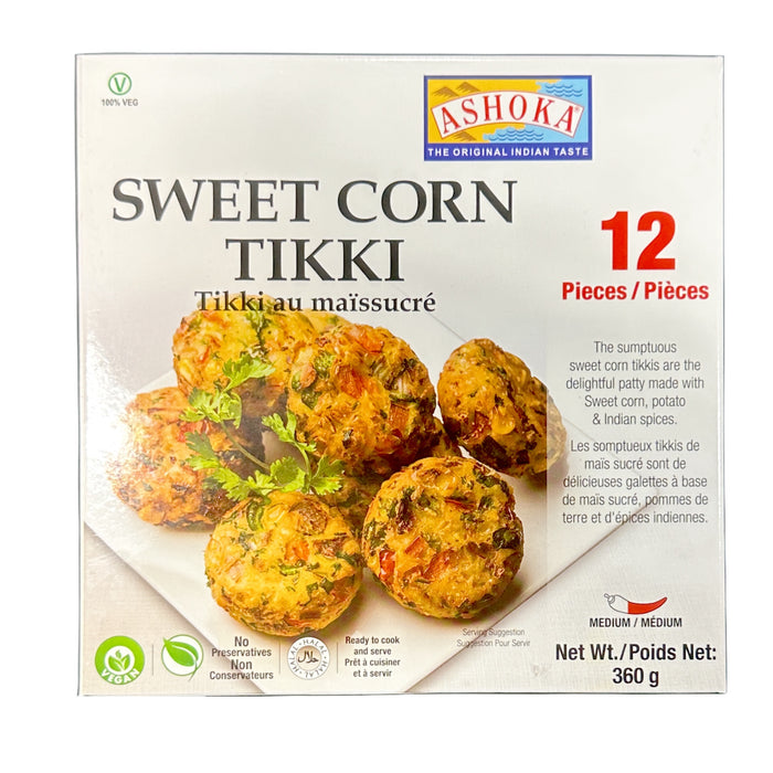 Tikki de maïs doux Ashoka (12 pièces) 360 g