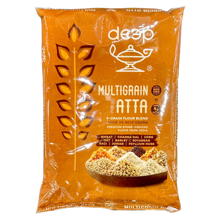 Farine multigrains épaisse (Atta) 4 lb