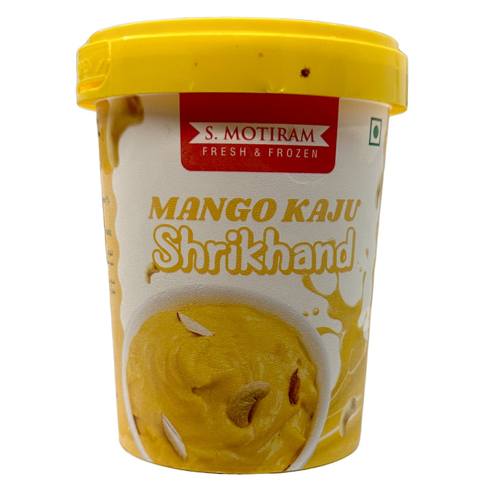 S Motiram Mango Kaju Shrikhand 520ml