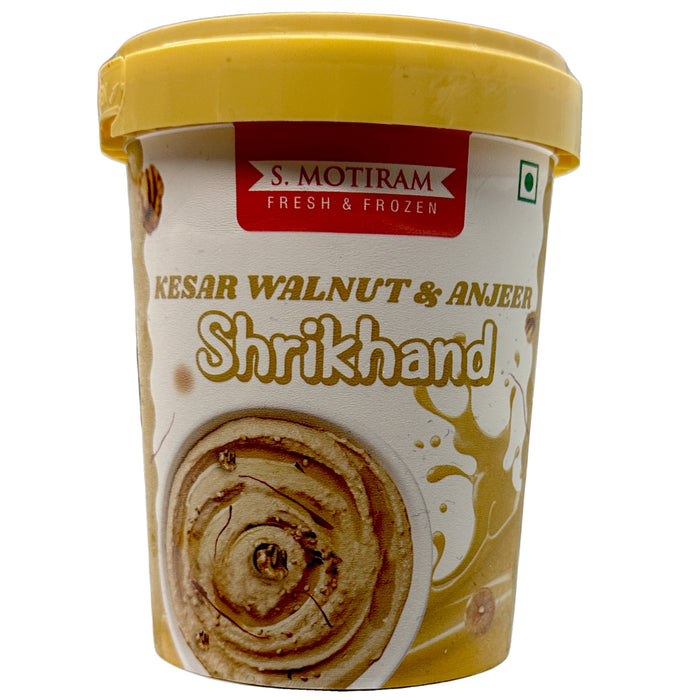 S Motiram Kesar Walnut & Anjeer Shrikhand 520ml