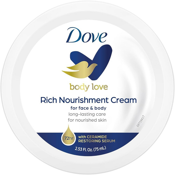 Dove Body Love Rich Nourishment Cream (Blue) 75ml