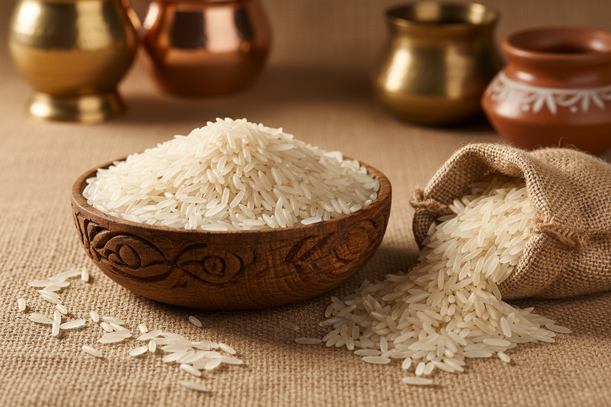 hera banner image for landing page - Best Basmati Rice, note: no text on image