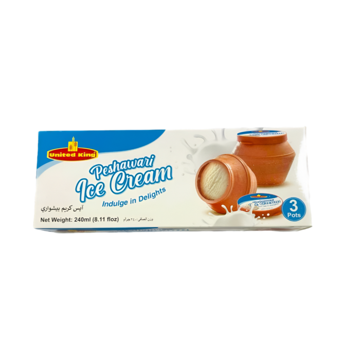 United King Peshawari Ice Cream 240ml (3 Pots)