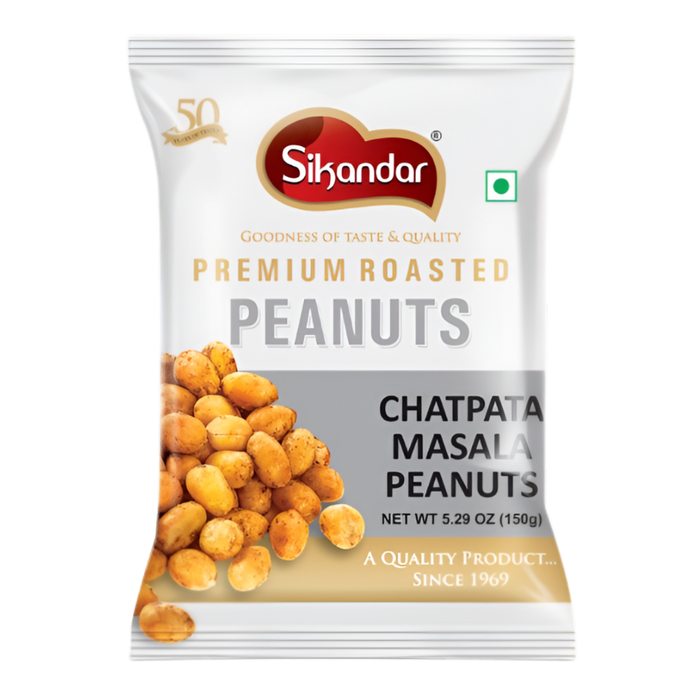 Sikandar Roasted Peanuts  Chatpata Masala 150g