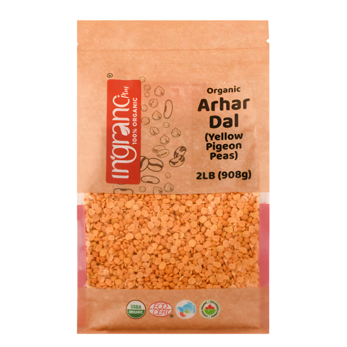 Ingrano Organic Toor Dal (Arhar Dal) 2lb