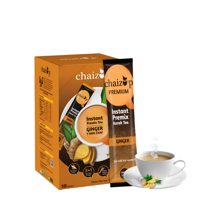 Chaizup Instant Ginger Tea Premix (12 Sachets) 240g