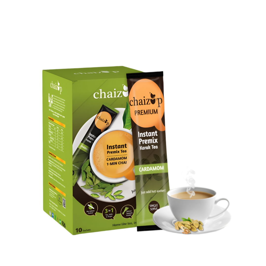 Chaizup Instant Cardamom Tea Premix 240g | Spice Divine