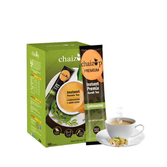 Chaizup Instant Cardamom Tea Premix (12 Sachets) 240g