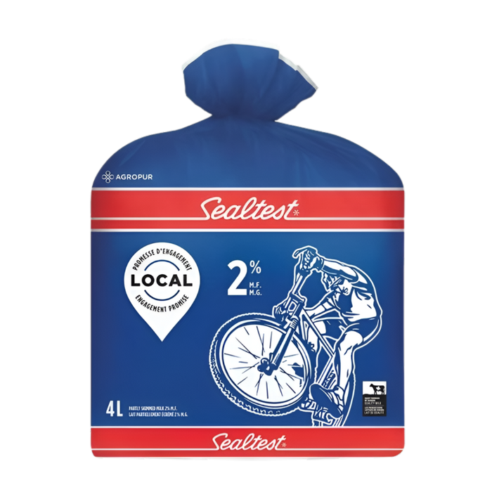 Sealtest Lait Partiellement Écrémé 2% 4L