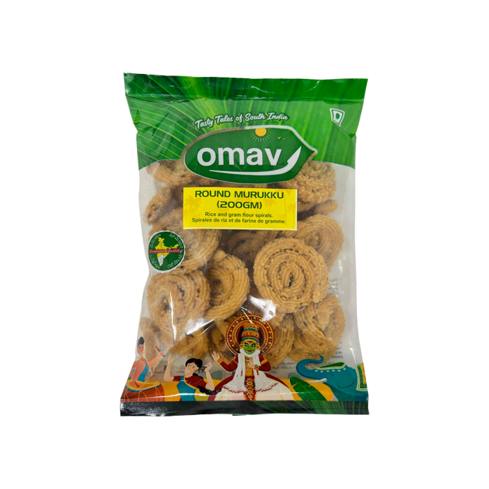 Omav Round Murukku 200g - Snacks | indian grocery store in Montreal