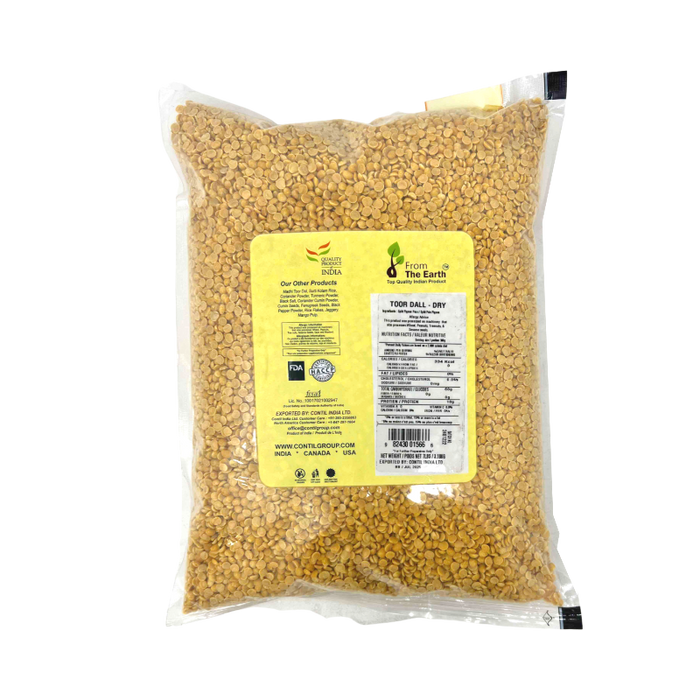 From The Earth Toor Dal Dry 7lb - Lentils | indian grocery store in mississauga