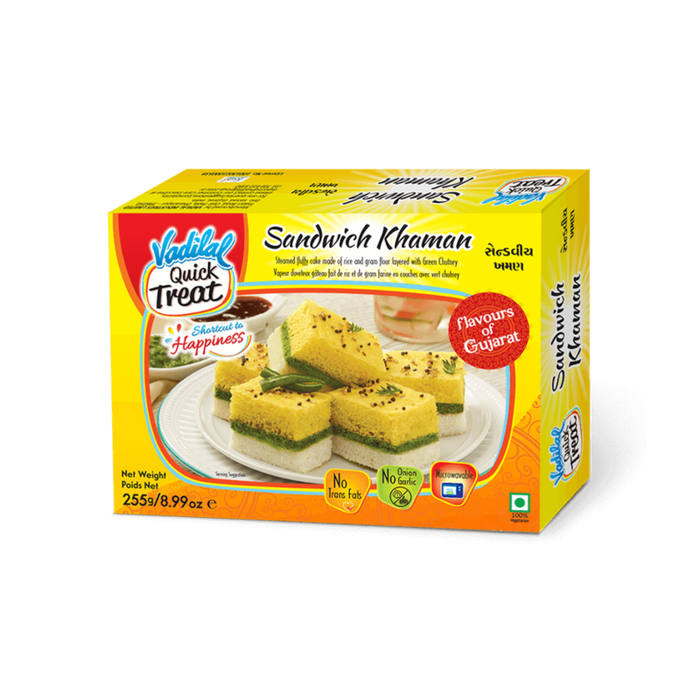 Vadilal Sandwich Khaman 255g - Frozen - Spice Divine