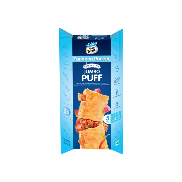 Vadilal Jumbo Puff - Frozen - Indian Grocery Store