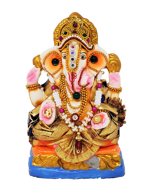 6" Eco-Friendly Ganesh Velling - Statues - Best Indian Grocery Store