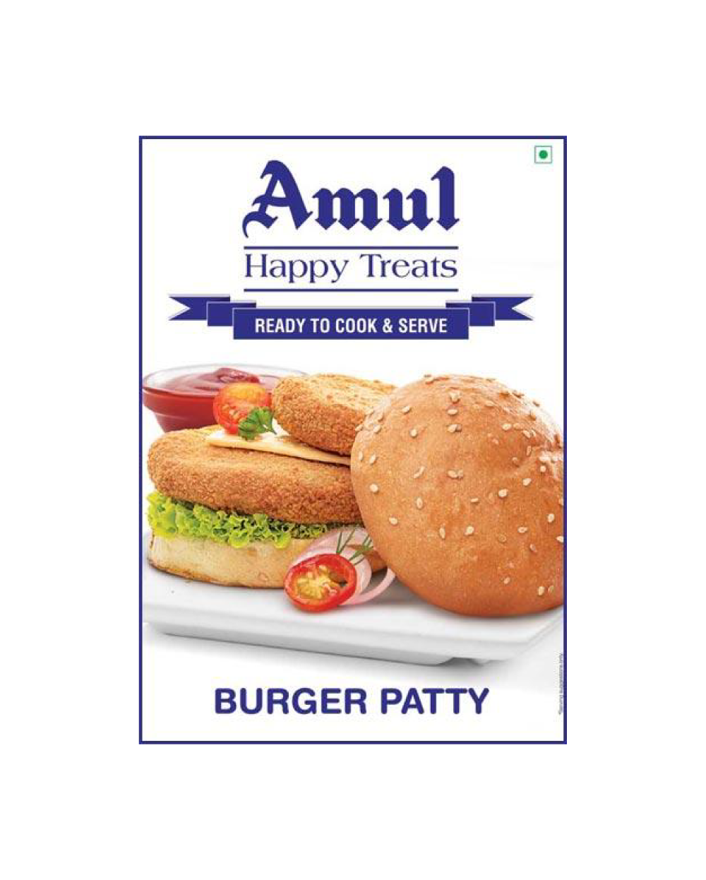 Amul Burger Patty 360g — Spice Divine