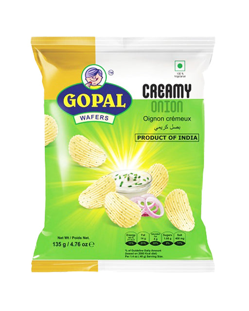 Gopal creamy onion waffers 135gm - Snacks - Spice Divine Canada
