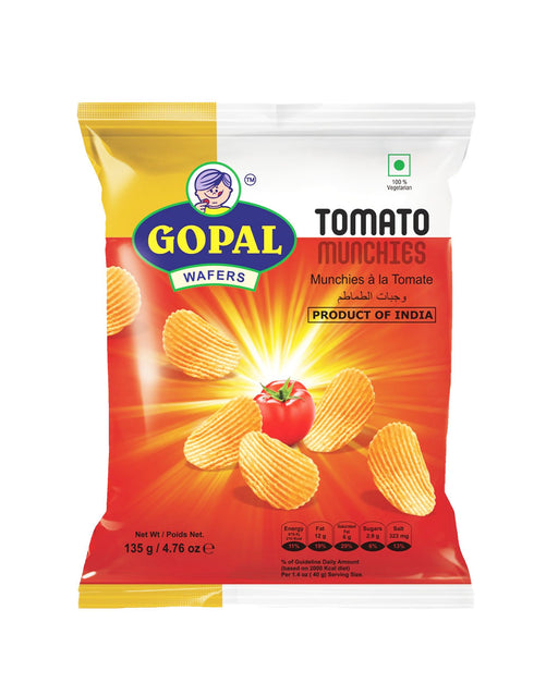 Gopal tomato munchies waffers 135gm - Snacks | indian grocery store in belleville