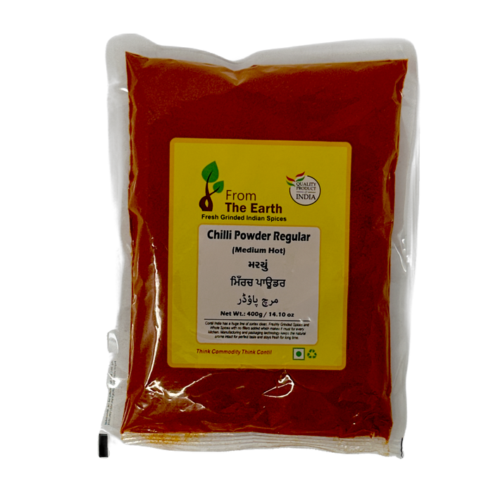 From The Earth Chilli Powder (Medium Hot)