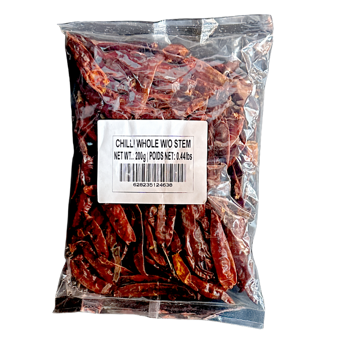 Zaika Stemless Chilli Whole 200g