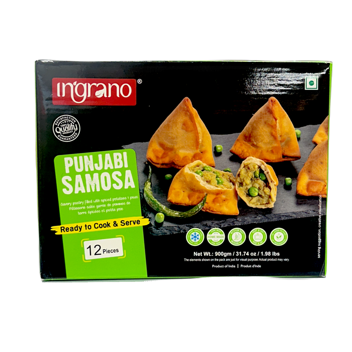 Ingrano Punjabi Samosa (12 Pcs) 900g — Spice Divine