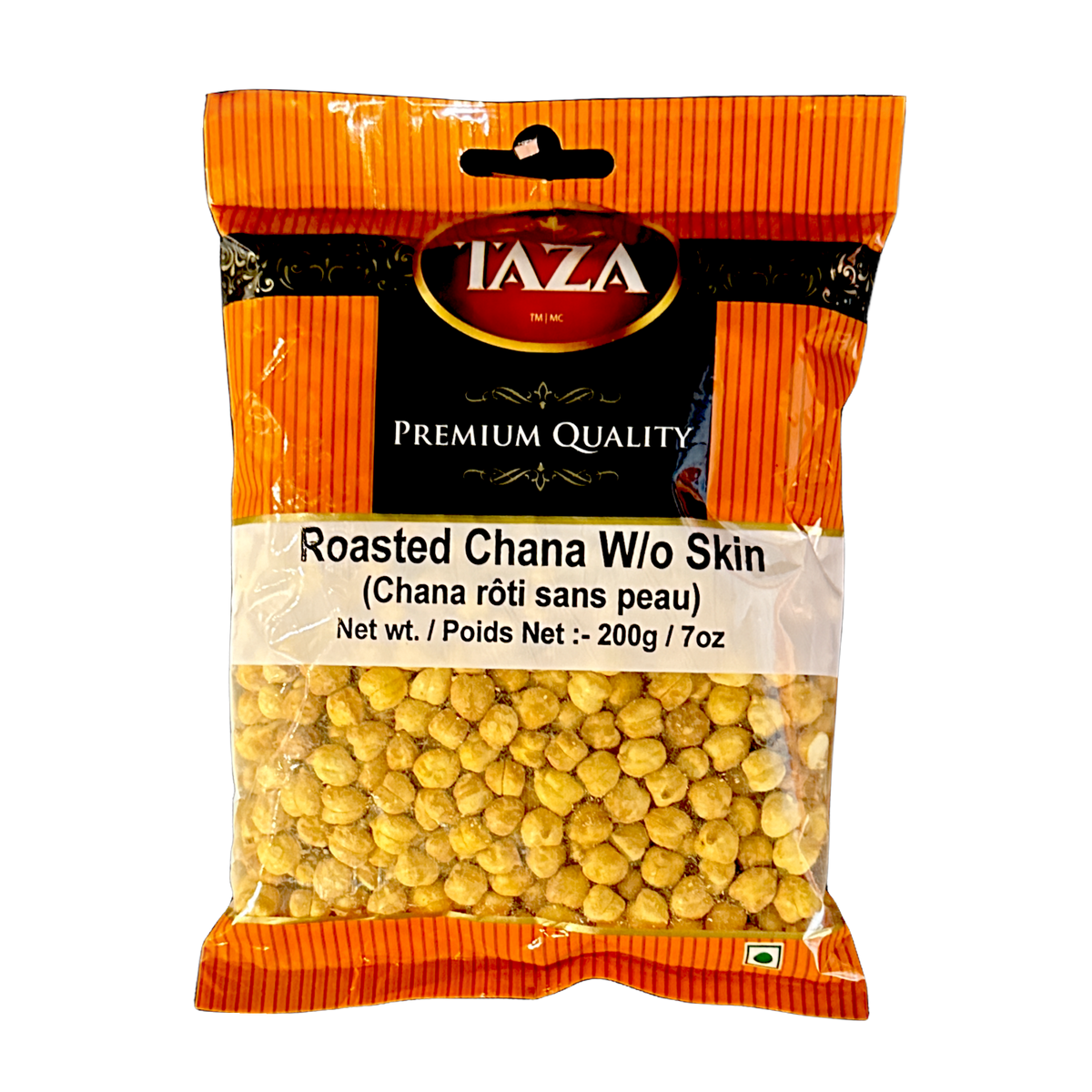 Taza Roasted Chana Without Skin 200g — Spice Divine