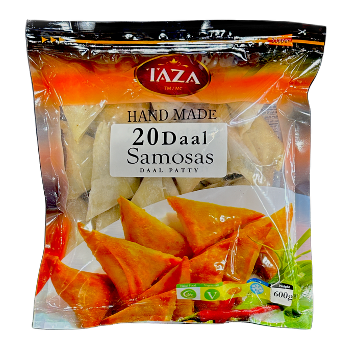 Taza Hand Made Daal Samosa (20 Pcs) 600g