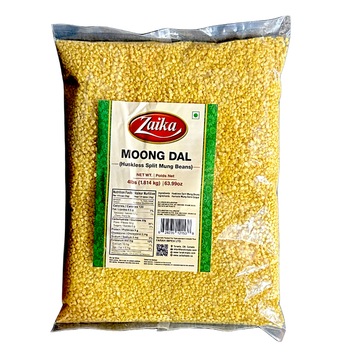 Zaika Moong Dal (haricots mungo sans coque) 4 lb