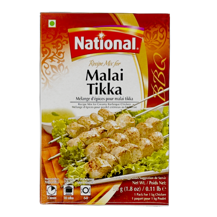 Mélange d'assaisonnement National Malai Tikka 50 g