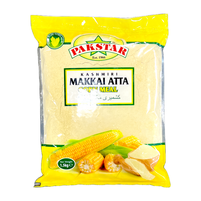 Pakstar Kashmiri Makkai Atta 1.5kg (Corn Meal)